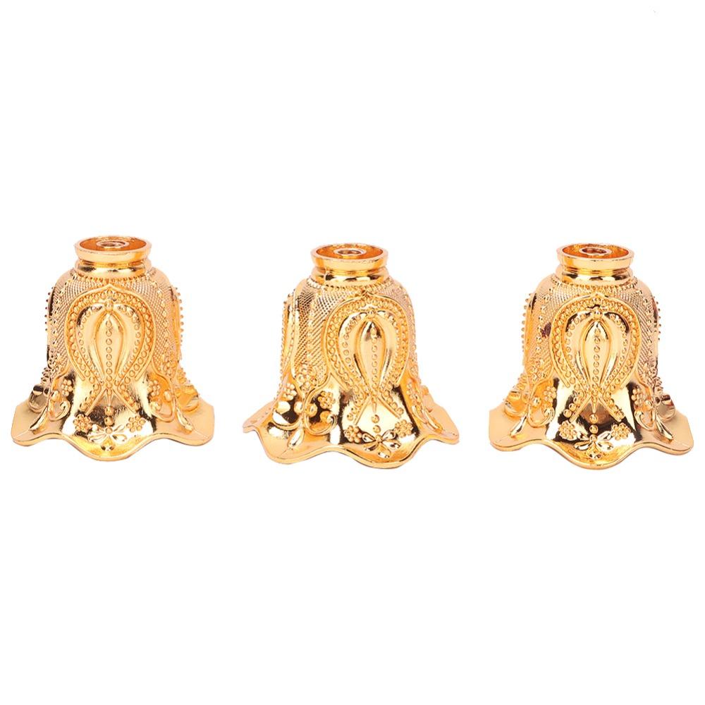 11PCS European Metal Candle Holder Intricate Carved Candle Holders Candelabra For Dinner Party