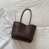Tote Bag - Retro Woven Shoulder Bag - Hand-held Underarm Bag