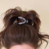 New Fashion Rhinestone Hair Clip Claw For Women Metal Small Ponytail Hair Crabs Thick Hairpins French Headdress Hair Accessories