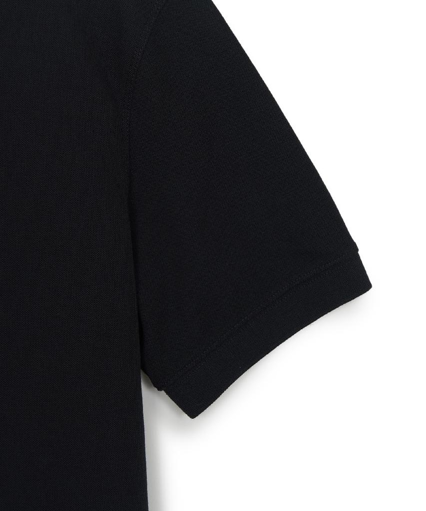 Emelbi Women'S Basic Small Logo Pique Dress Ny (Black)