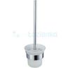 Escova de vaso sanitário Faneco Sydney de parede cromada HSTB1XCR