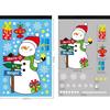 Christmas Snowflake Elk Snowman Glass Sticker Noel Ornaments Xmas Wall Stickers Merry Christma Decor Happy New Year Sticker