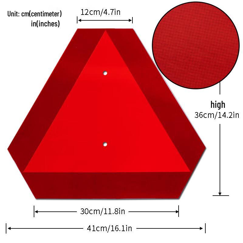 Brangdy Farm Vehicle Reflective Warning Sign 1MM