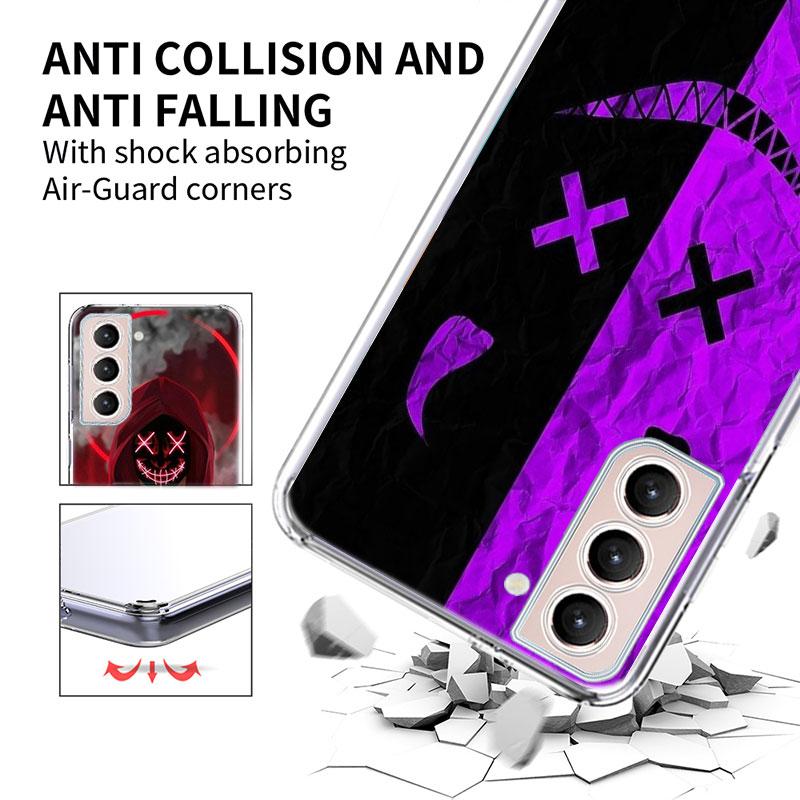 Devil Bad Boy Phone Case For Samsung Galaxy S25 Edge S24 S23 FE S21 S20 S10 Plus S22 S26 Ultra Cover Clear Cases TPU Capa Shell