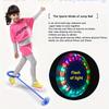 1Pcs Children Flashing Jump Ring Sports Bouncing Ball Foldable Flashing Bouncing Ball Suitable For Children Or Adults Skill Game