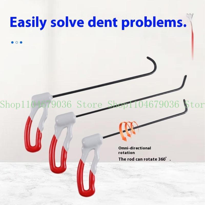 Accuracy Auto Dents Removal Tool Steel Rotating Hook Easy Carry Dents Removal Tool for Delicate Body Surfaces Repair