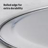 Professional Aluminum Pizza Pan 16 inch Non-Stick Baking Tray Homemade Lite-Bake Extra Large Pizza Set of 2 Durable Corrosion
