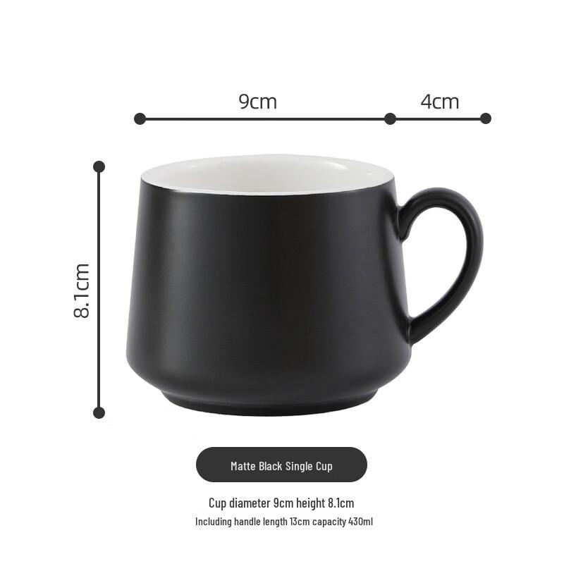 Shangqi Glaze Slanted Ceramic Coffee Mug