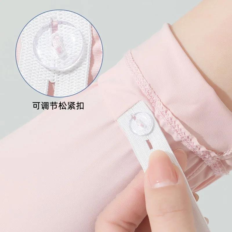 Women's Cooling Arm Sleeves - UV Protection Gloves with Ice Silk Fabric, Breathable Sunscreen Sleeve Covers for Outdoor