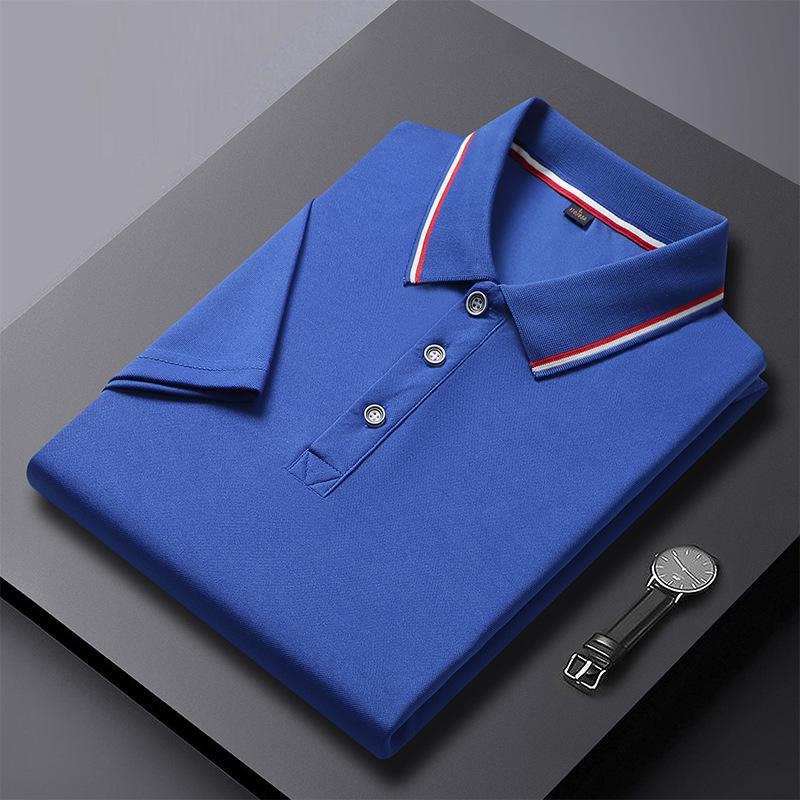 Unisex Solid Color Short Sleeve Polo Shirt with Turn-Down Collar - Perfect for Summer, DIY, or Workwear