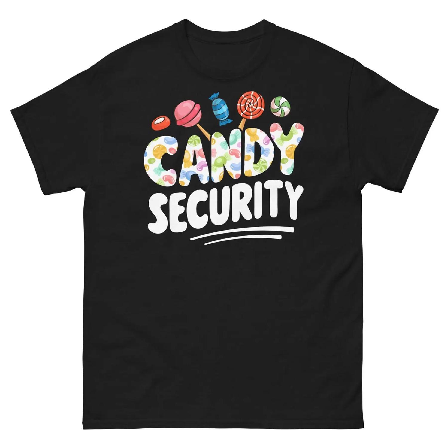 Candy Security Halloween Costume Sweets Novelty Unisex Classic Tee S