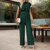 Jumpsuits Summer Sleeveless Pleopards