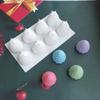 Silicone Pinecone Mousse Cake Mold 8 Holes Non-Stick DIY Baking Molds High Temperature Resistance Easy To Clean