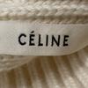 Celine 2 3BX8/6806 Ivory Wool Cashmere Phoebe Period Open Bag Design Knit Tops XS IvoryUsed