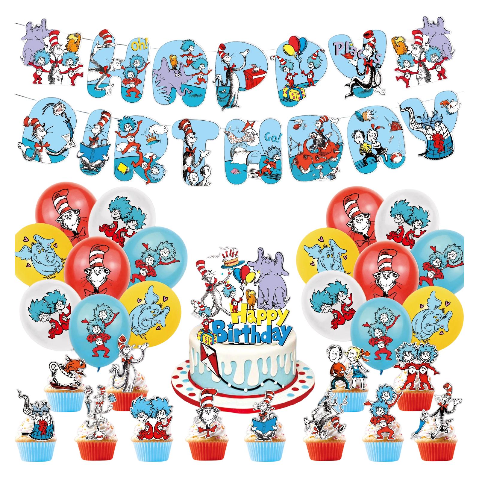 

Охотники на ведьм Тема дня рождения Украшение для вечеринки Баннер Флажки Флажок для торта - Набор One Size