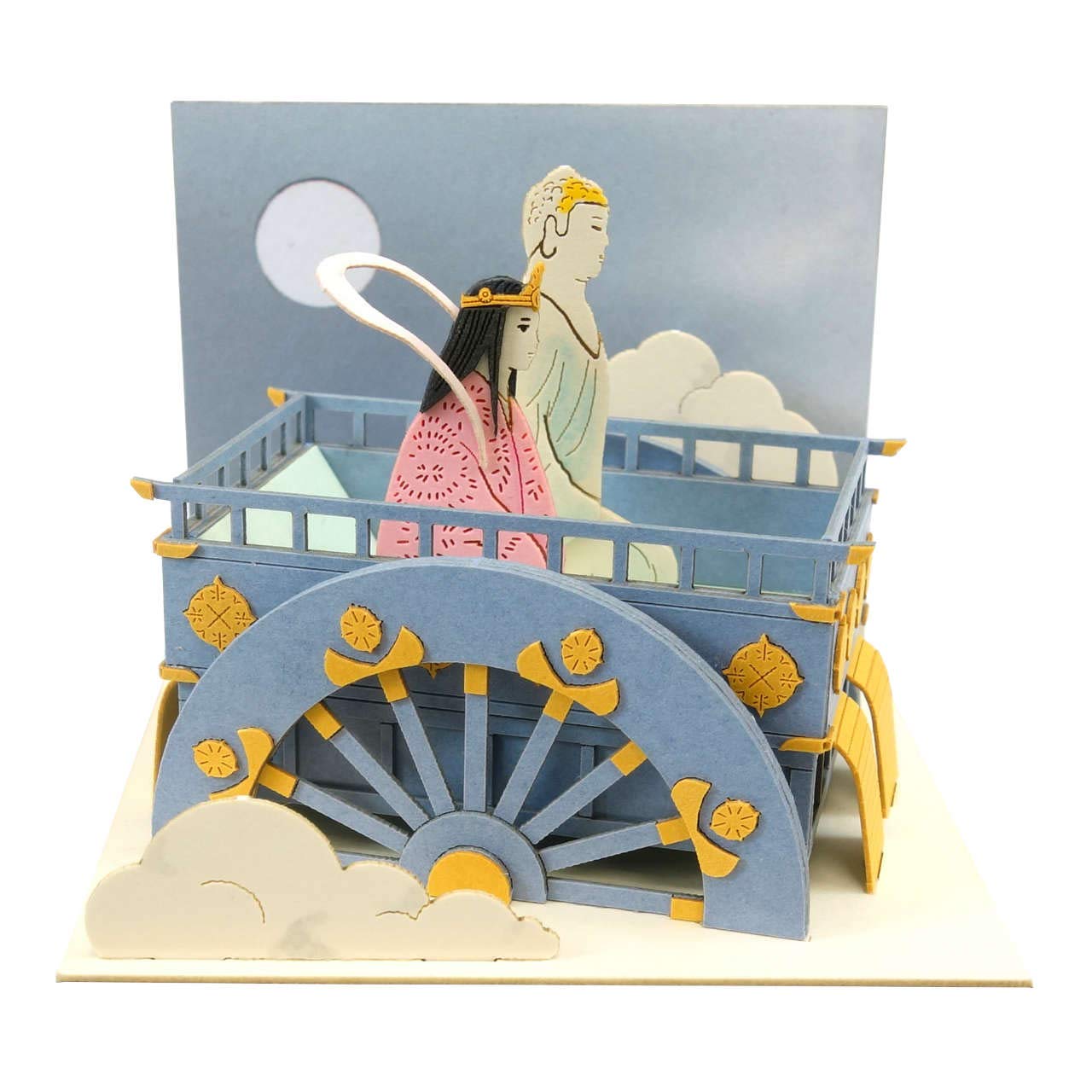 

Sankei Studio Ghibli Mini: The Tale of Princess Kaguya - Pick-Up from the Moon Paper Craft MP07-110