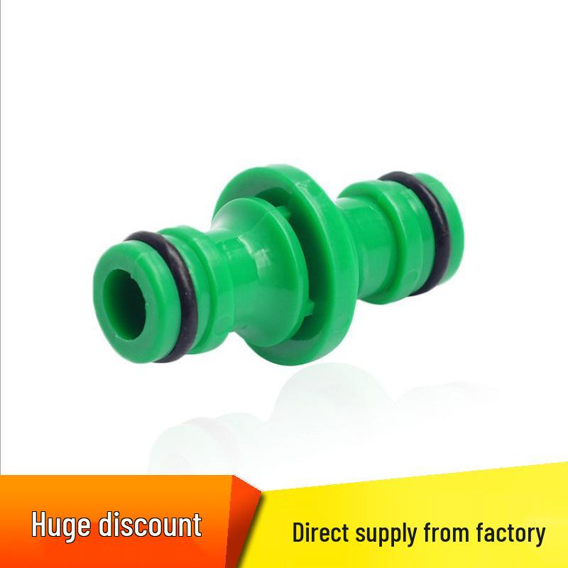 Double-Sided Plastic Hose Connector - Quick Connect Dual Repair Extension