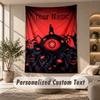 Doors Tapestry, Personalized Custom Text, Wall Hanging Tapestry For Living Room Home Wall Decor