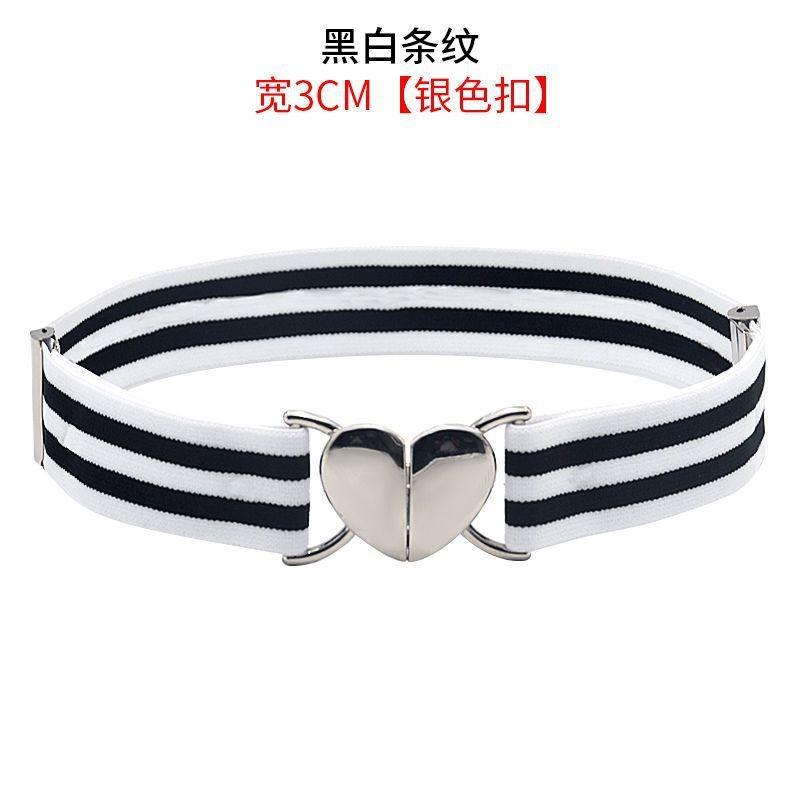 Contemporary Womens Elastic Waist Band With Smooth Buckle Fashionable Design For Occasion Every