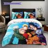 Naruto Set Anime Comforter Duvet Cover Sets Threepiece Set 1 Duvet Cover 2 Pillowcase Without Core Christmas Birthday Gift