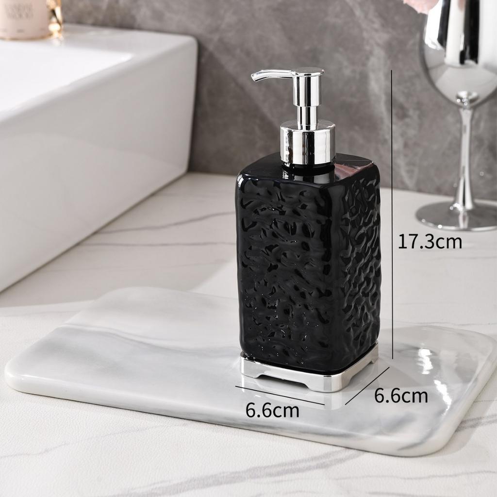 550ml Plastic Cheese Lotion Bottle Luxury Shampoo Shower Gel Hand Sanitizer Household Bathroom Counter Press Soap Dispenser