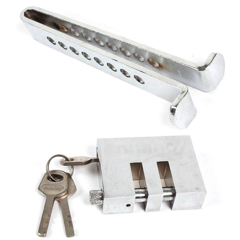 Universal Stainless Steel Anti-Theft Car Lock: Clutch, Accelerator, and Brake Protection for All Vehicles.