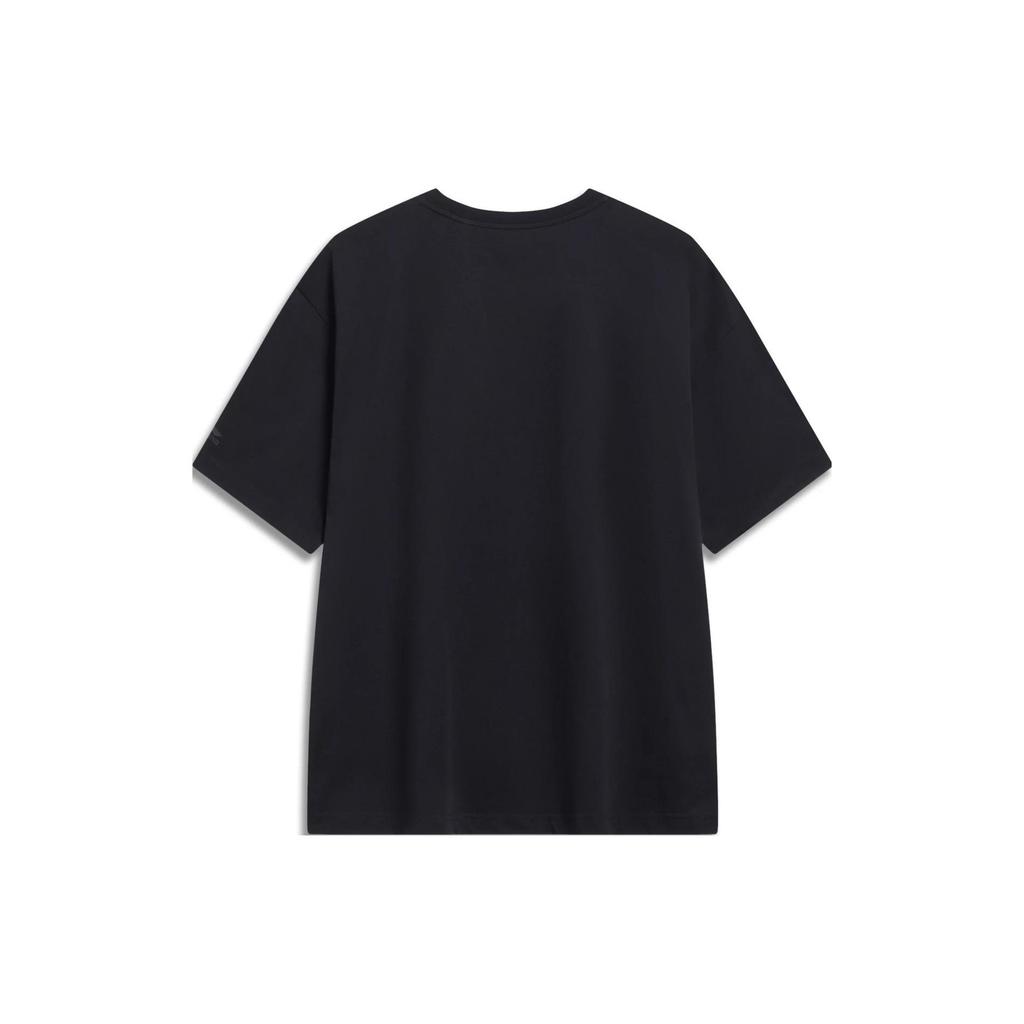 Li Ning Sports Life Collection T Shirt Men's Black AHSU745-1