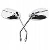 Lusterka Do Motocykla Motocyklowe M10 Duże Chrom Chopper Bobber Moretti