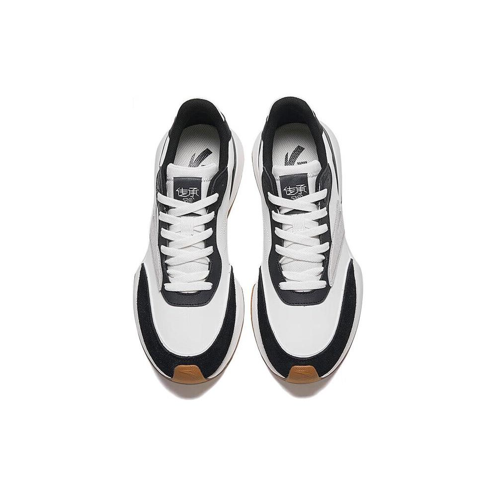 Anta Inheritance 70 Non-Slip Wear-Resistant Low-Top Casual Shoes Men Sneakers White Black Gray 112338879-7