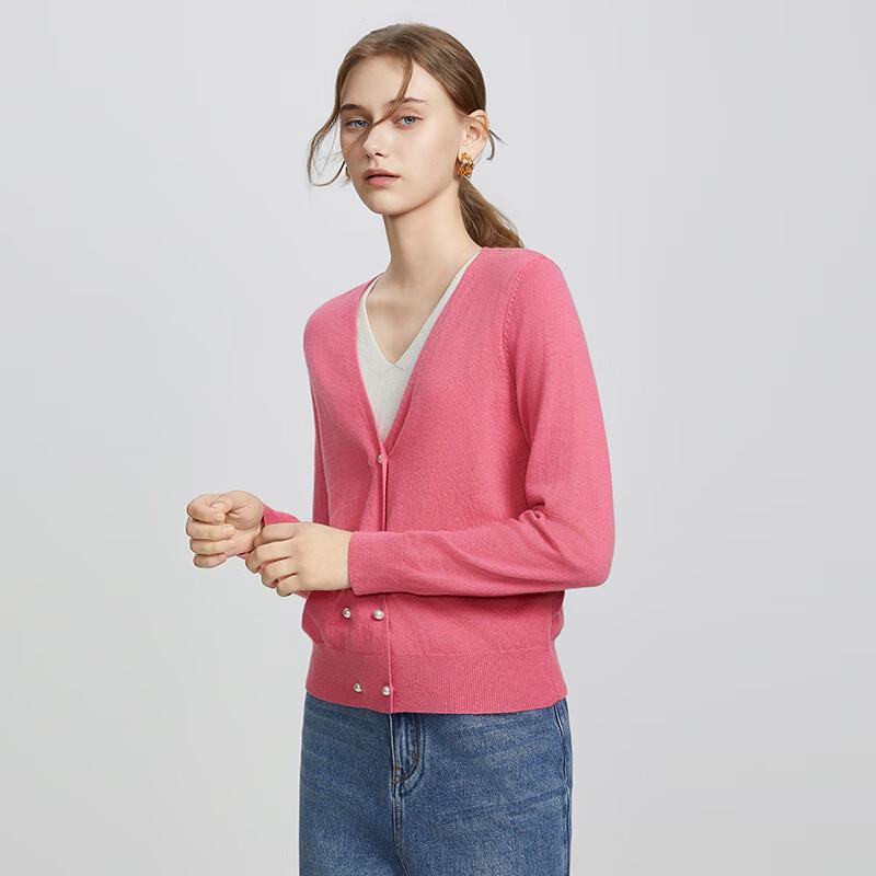 

TaTu Women s Casual V-Neck Long Sleeve Knit Sweater L