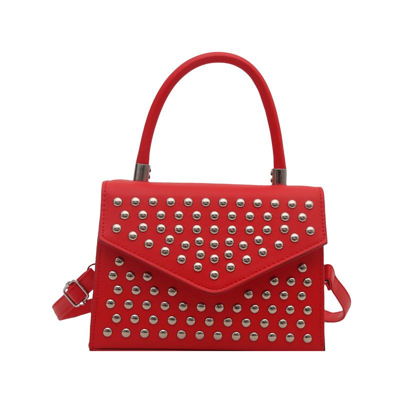 Fashion Diamonds Brand Design Mini Shoulder Bag Crossbody 5 color Leather Rivets Female Bolsa Sac A Main 2025