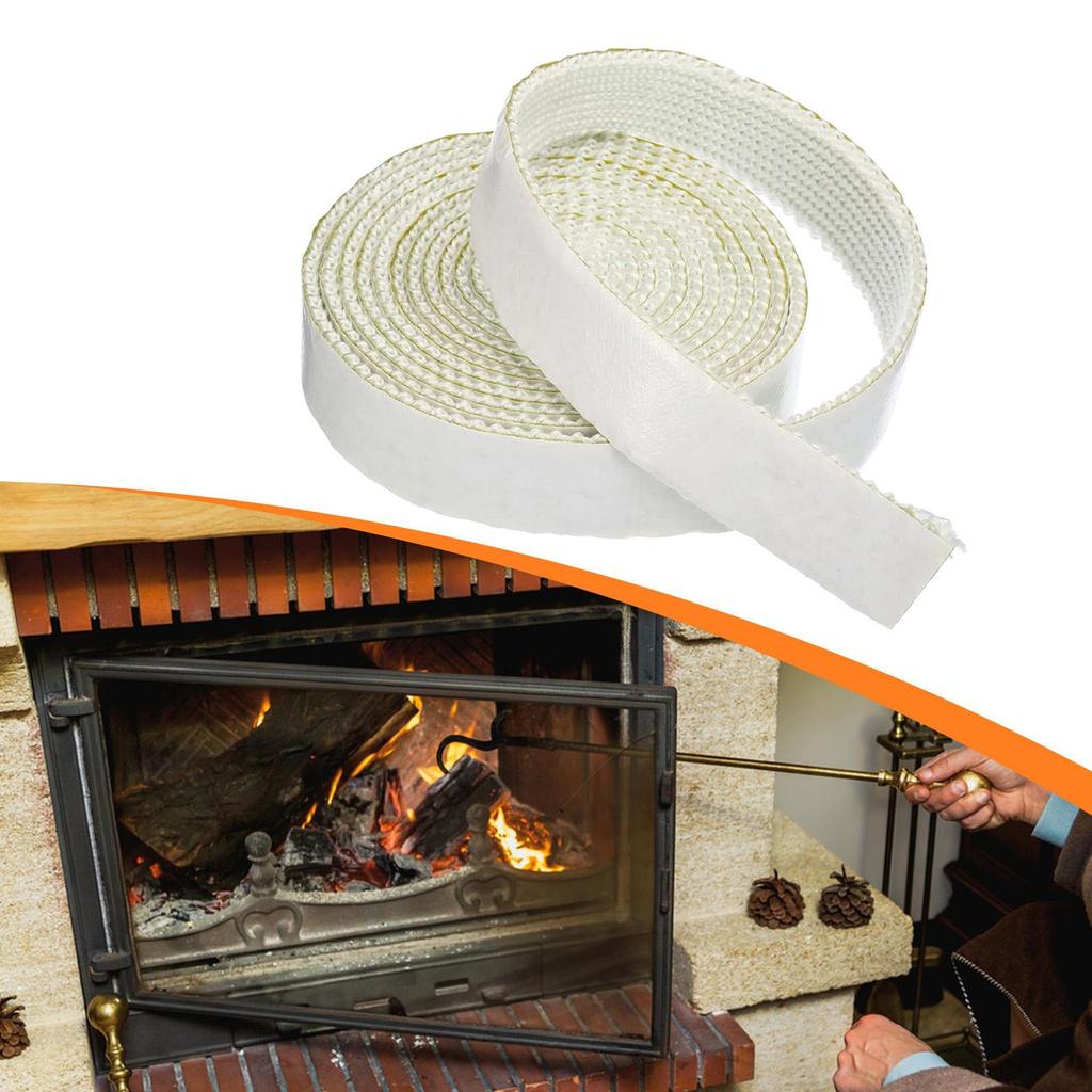 Gasket Tape for Stove Double Sided Heat Resistant Versatile Door Rope Workshop