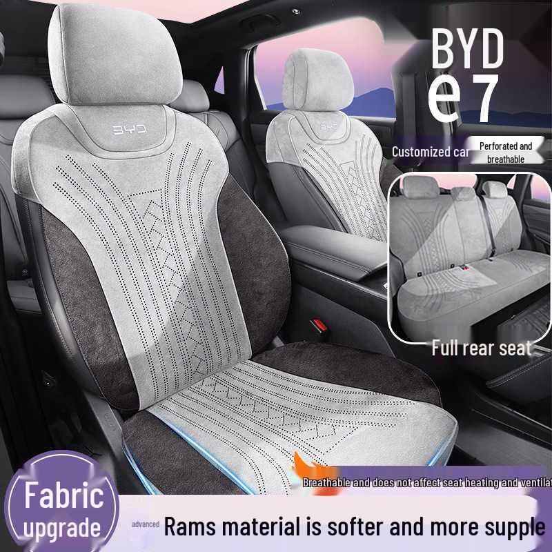 BYD e7 Car Seat Cushion: Breathable, Half-Wrap, Perforated Saddle Pad 2026.