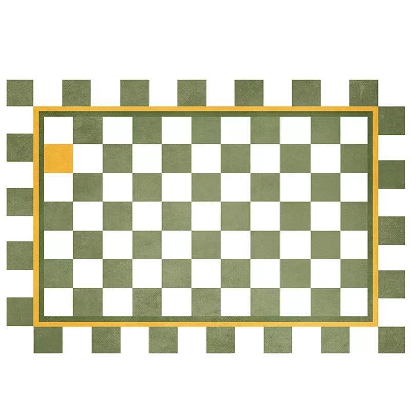 Dywan do sypialni salonu nowoczesny prostokątny pokój przy łóżku stolik kawowy sofa dywan w szachownicę