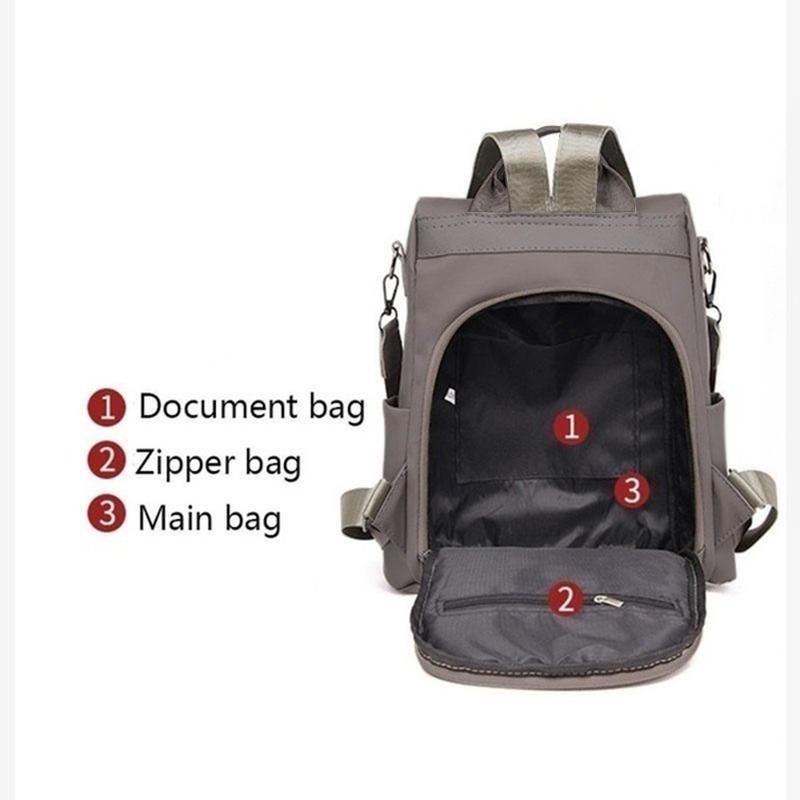 Korejská verze Ležérní móda Cestovní Proti krádeži Tašky Batoh Dámský Lehký Taška přes rameno