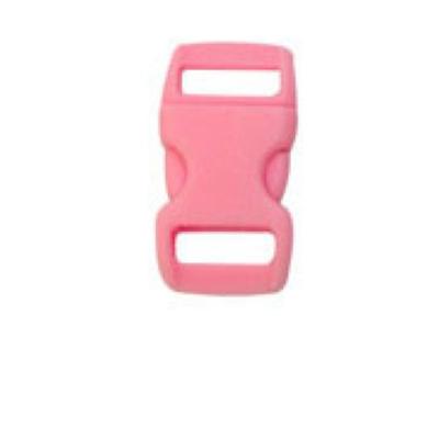 Créacord - Plastic Clip Clasps (ideal Créacord) 3 X 1,5cm Rose X10