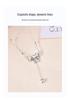 Original Design S925 Sterling Silver Bow Tassel Necklace for Women - High-End 2025 Style Clavicle Chain Accessory