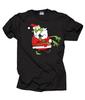 Zombie T-T-shirt Zombie Santa Christmas Party Gift Tee T-shirt X-Mas Zombie Tee
