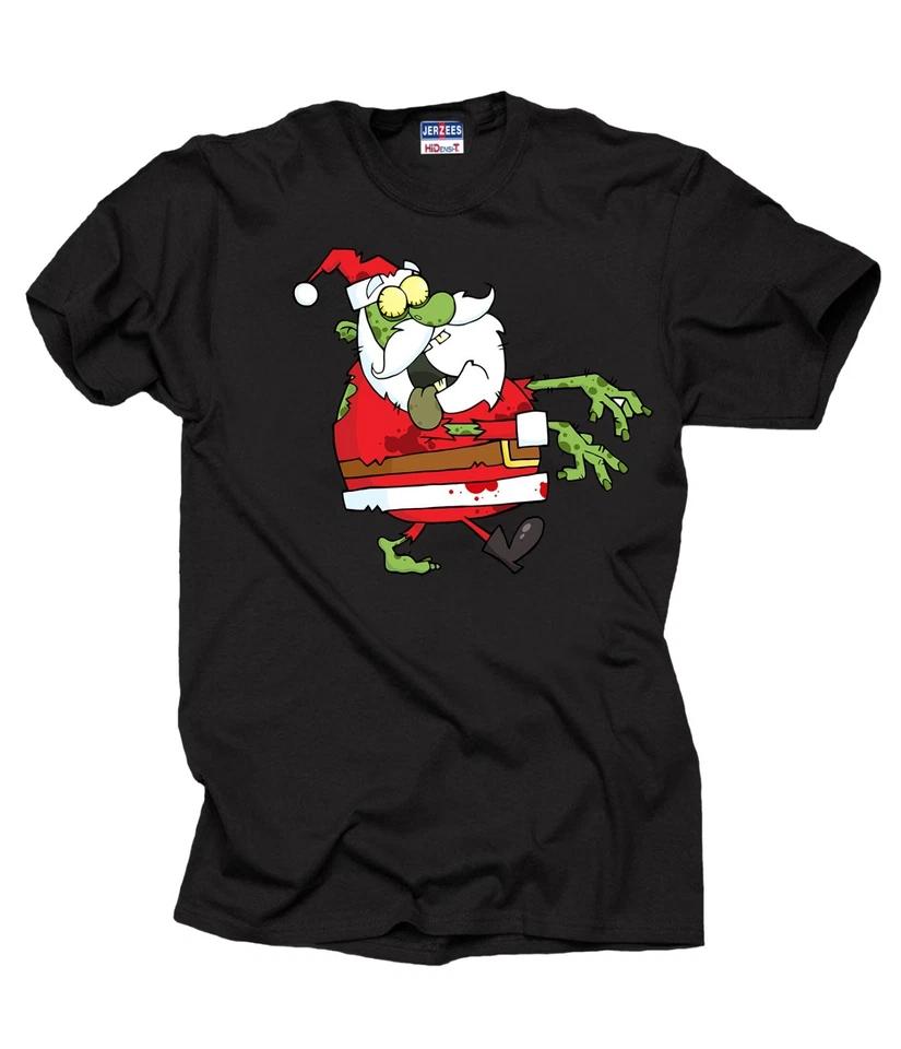 Zombie T-T-shirt Zombie Santa Christmas Party Gift Tee T-shirt X-Mas Zombie Tee 3XL