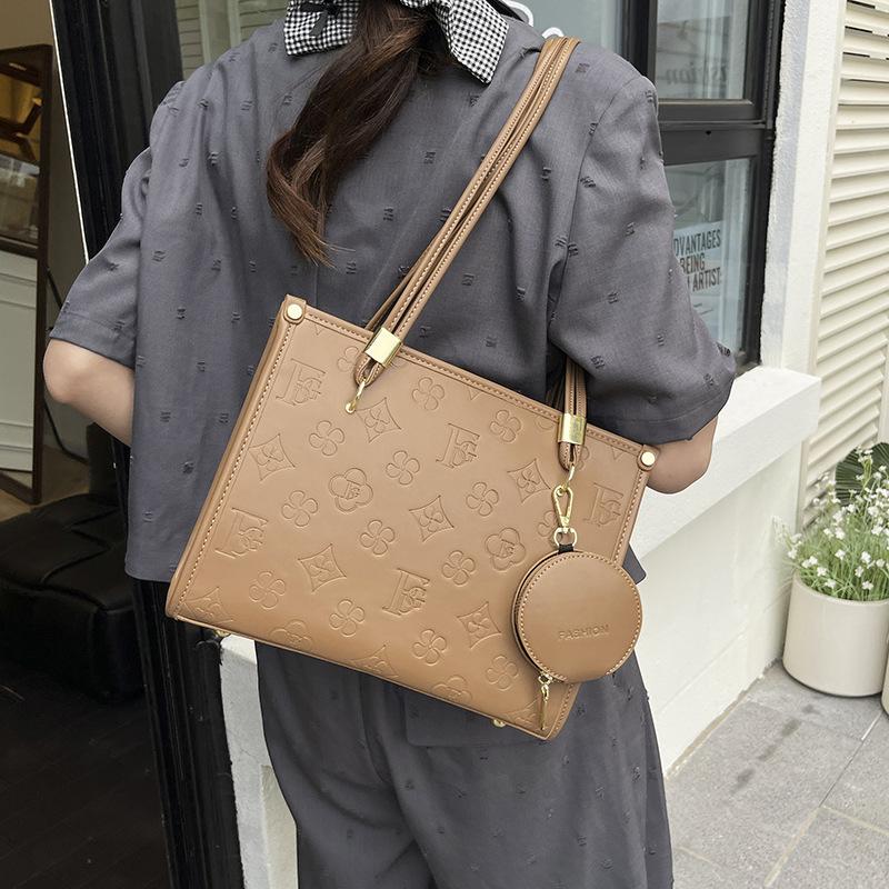 Premium Large Bag Women's Large-capacity New Texture Class Single Shoulder Tote Bag Versatile Messenger