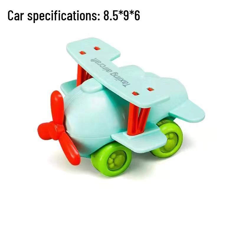 Durable Children s Inertial Engineering Vehicle, Excavator, Airplane, Bus, and Cartoon Toy Cars