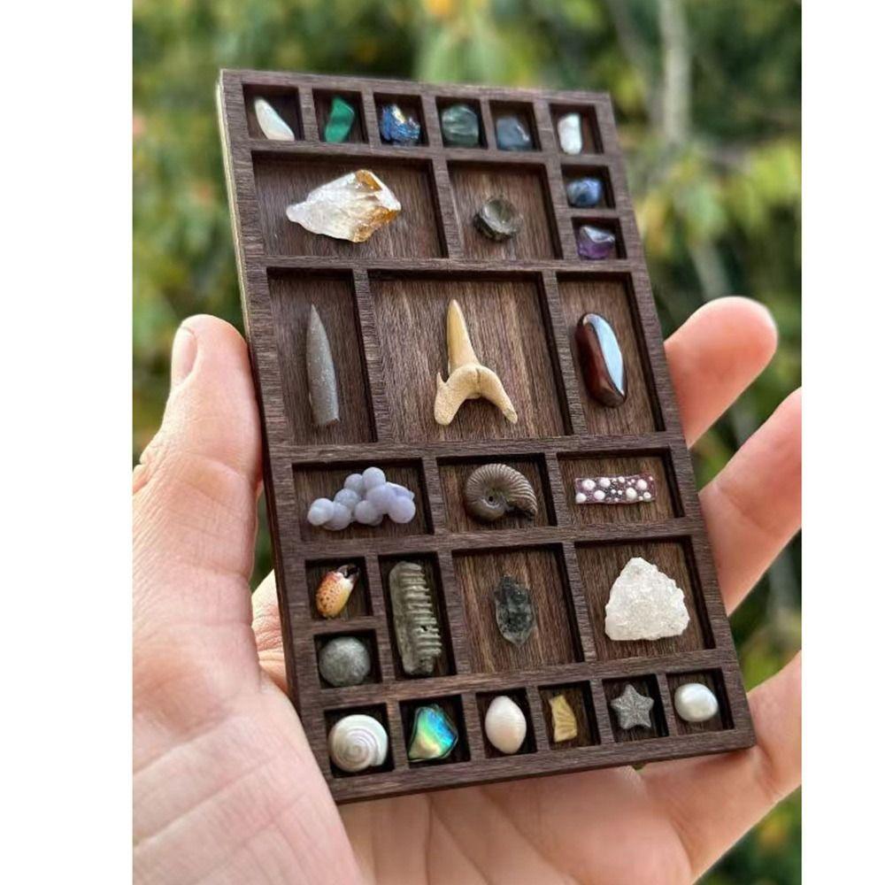 Compartments Mini Jewelry Holder Variety Grids Goods Display Rack Model Dollhouse Shelf  Ornaments