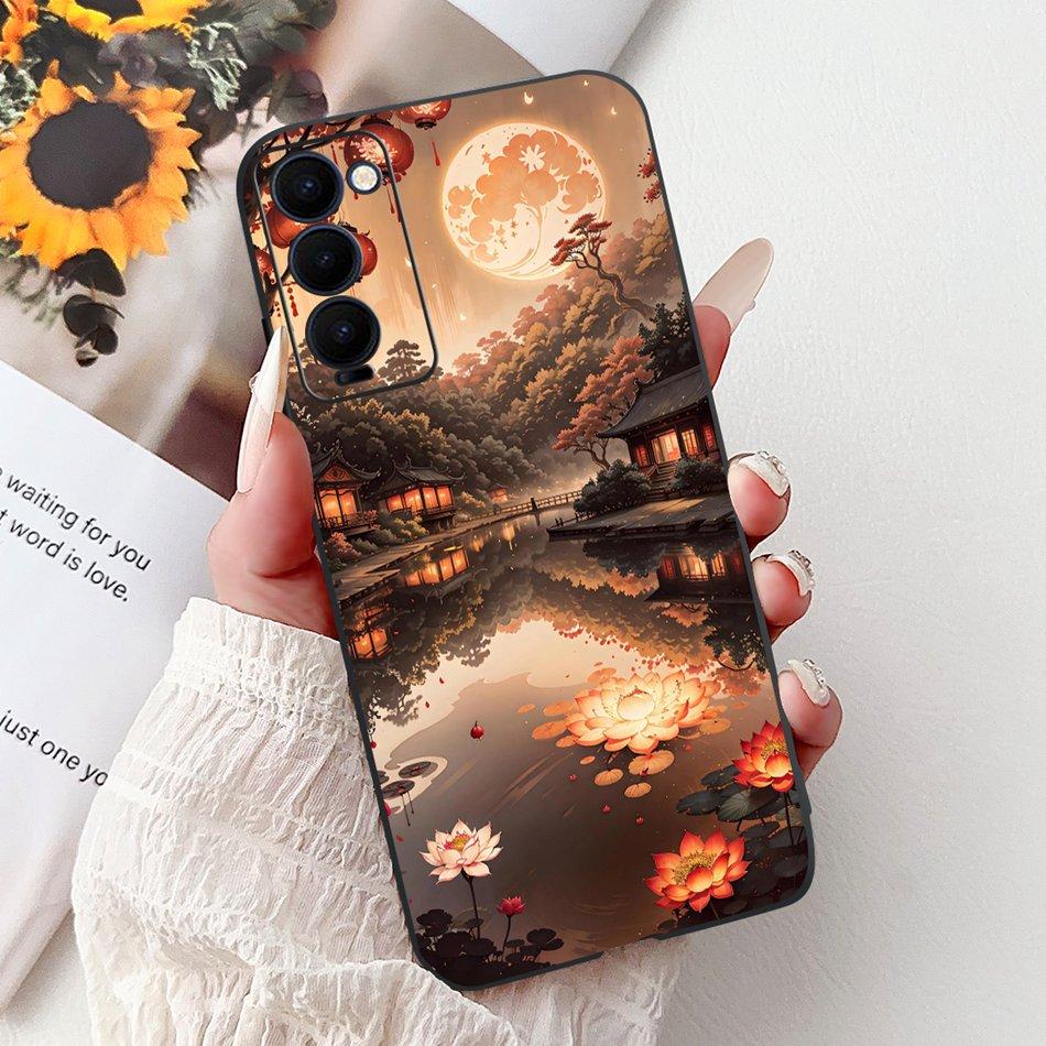 Für Tecno Camon 18 18P 18T Cooles Drachen-Tiger-Bemaltes Handyhülle Für Tecno Camon18 P 18 18T Weiche Silikon-TPU-Hüllen
