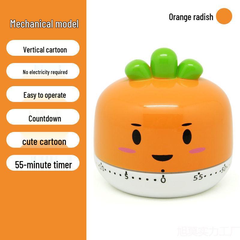 Dual-use Timer: Learning, Time Management & Kitchen Alarm Clock for Students & Children