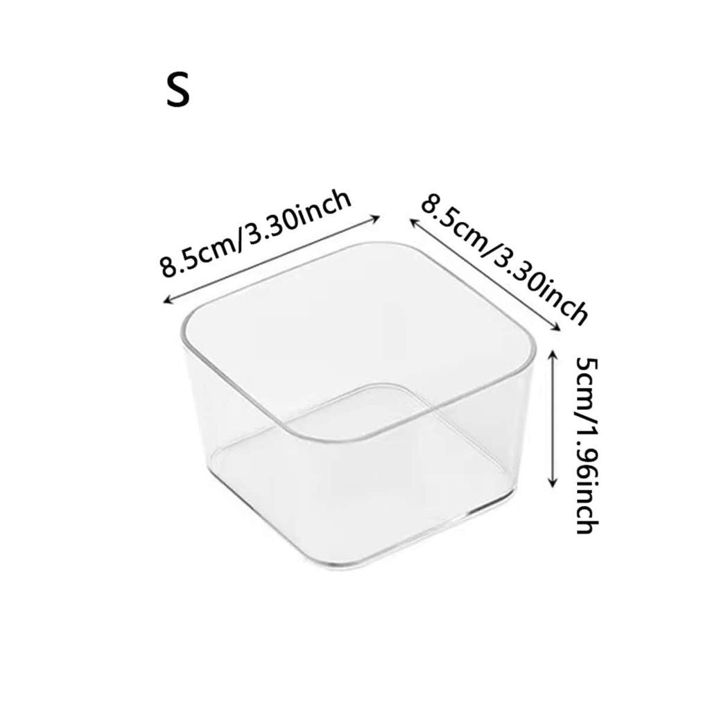 1pc-drawer Compartment Organizer Desk Cabinet Built-in Pencil Rectangular Plastic Desk Organizer