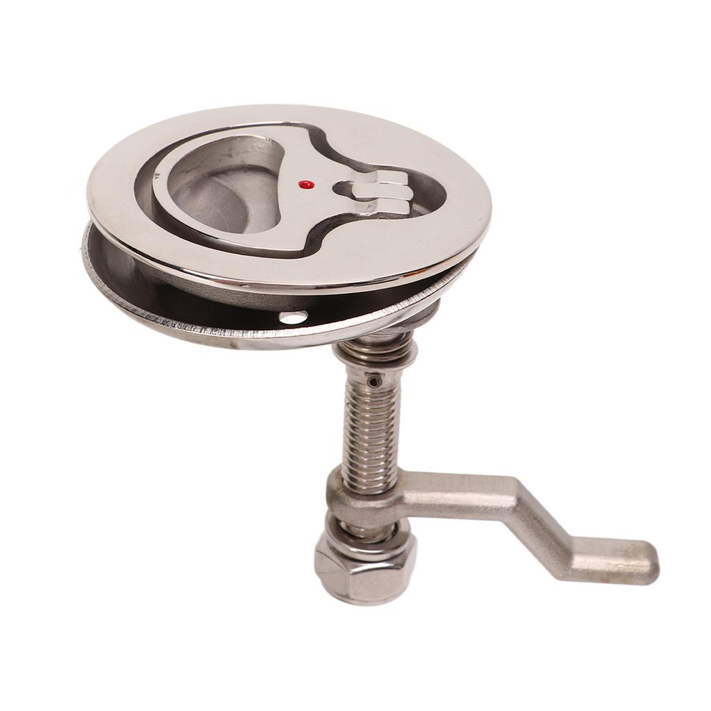 1pc Boat Cam Latch 316 Stainless Steel Polished Adjustable Hatch Latch With Back Plate for Marine Ship