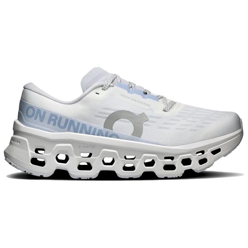 On Cloudmster 3 Comfortable Running Shoes Women sneaker White Blue 3WG10030664