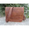 New Men & women Genuine Vintage Brown Leather Messenger Bag Shoulder bag