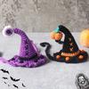 Cute Halloween Pet Cat Dog Woven Scarf Hat Clothing Collar Kawaii Cartoon Cats Dress Up Clothing Costume Pet Accessories
