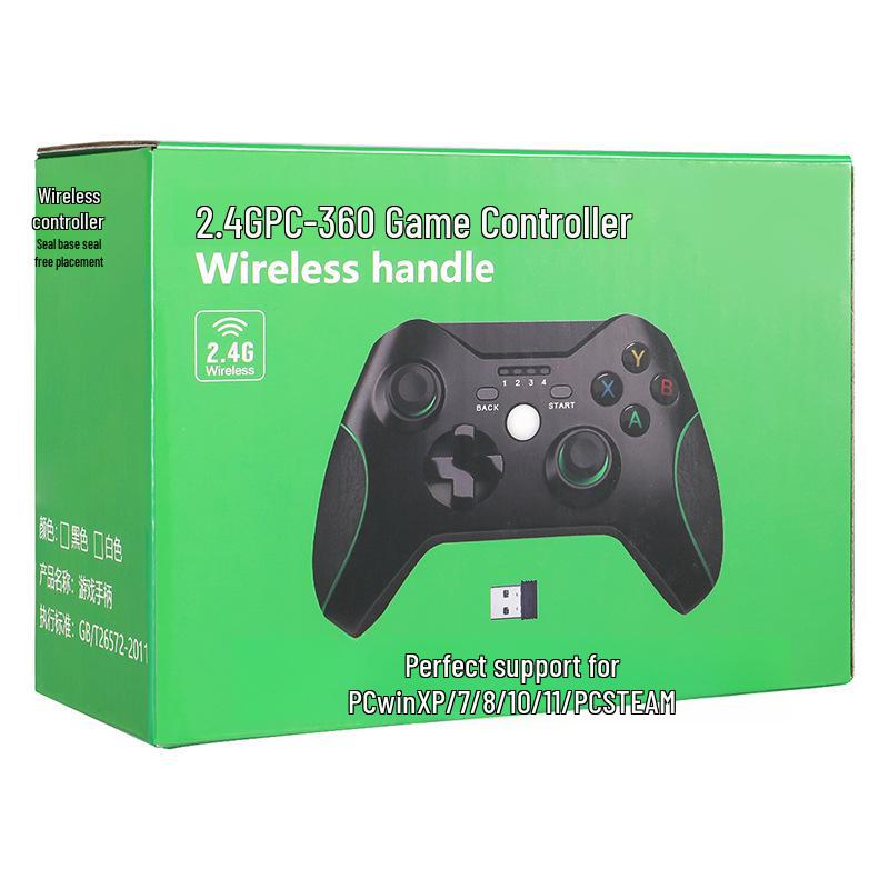 2,4G bezdrátový vibrační herní ovladač pro Smart TV, PC a Steam
